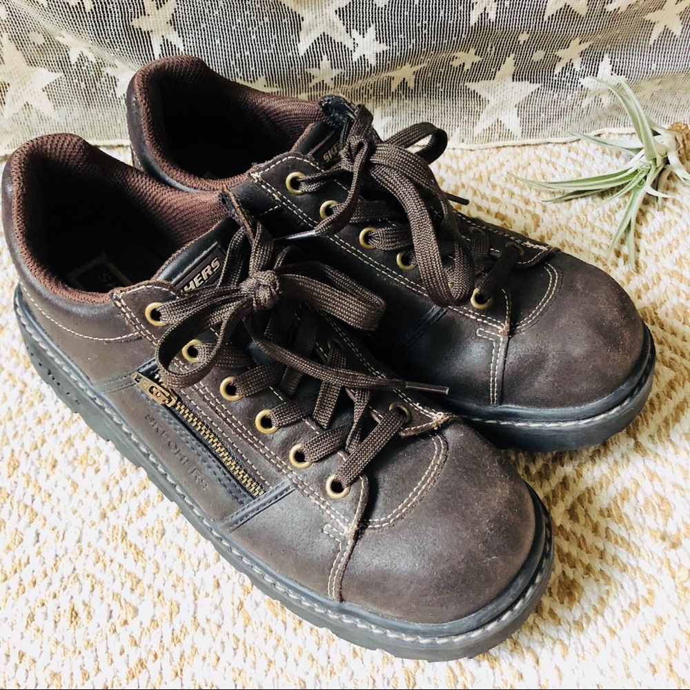 90’s Clunky Brown Skechers - Picture 3 of 8